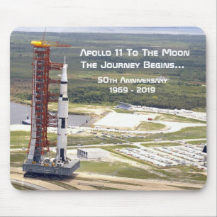 Apollo 11 Mission zum Mondjubiläum Mousepad