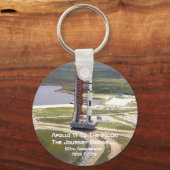 Apollo 11 Mission zum Mondjubiläum Schlüsselanhänger (Vorderseite)