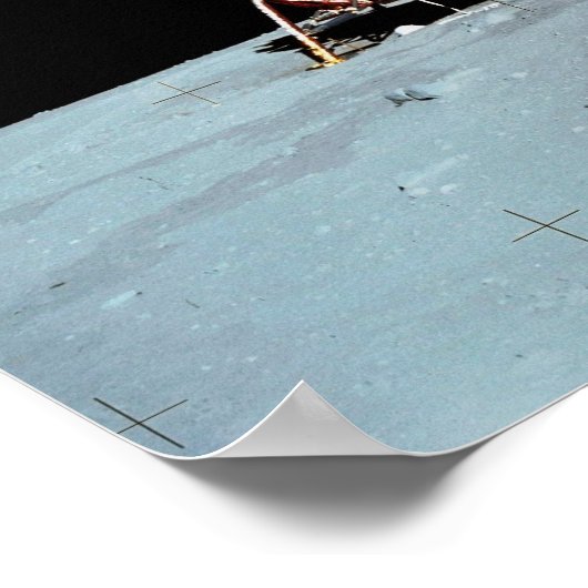 Apollo 11 Mondmodul "Adler" Poster (Ecke)