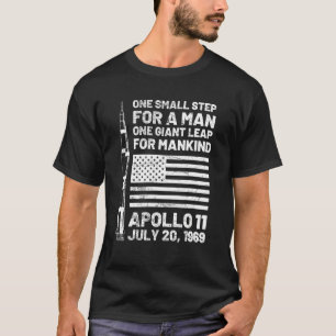 Apollo 11 Moon Landing 1969 Saturn V Raketenraum T-Shirt