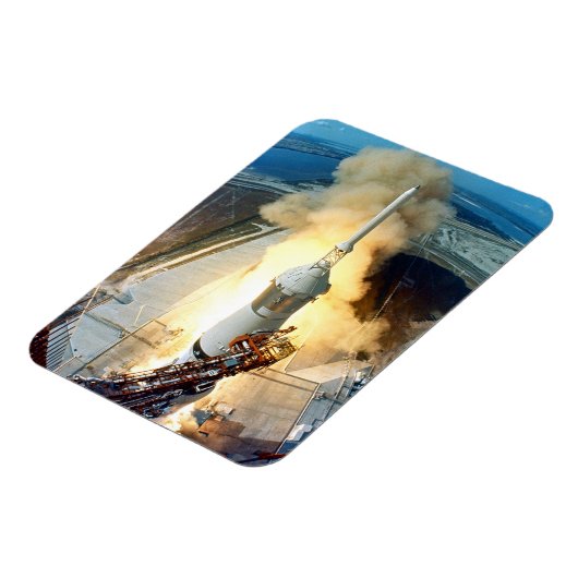 Apollo 11 Moon Landing Launch Kennedy Space Center Magnet (Linke Seite)