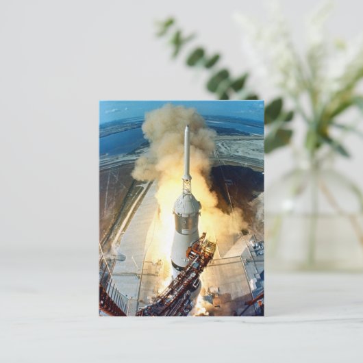 Apollo 11 Moon Landing Launch Kennedy Space Center Postkarte (Stehend Vorderseite)