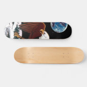 Apollo 11 Moon Landing Lunar Patch Insignien der N Skateboard (Horizontal)