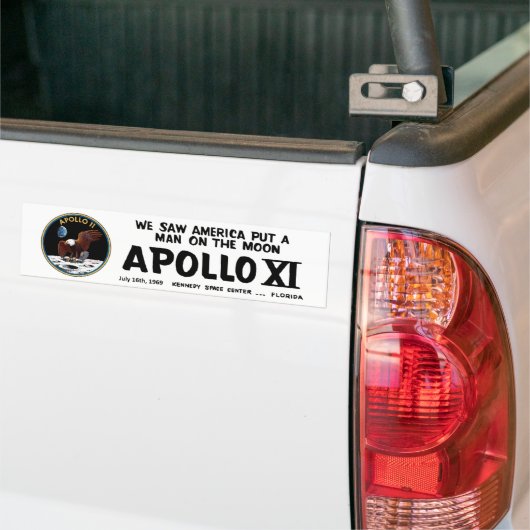 APOLLO 11 MUNDLANDUNG AUTOAUFKLEBER (Auf Lkw)
