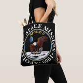 Apollo 11 Raumfahrt-Mission 1969 Insignien Tasche (Von Nahem)