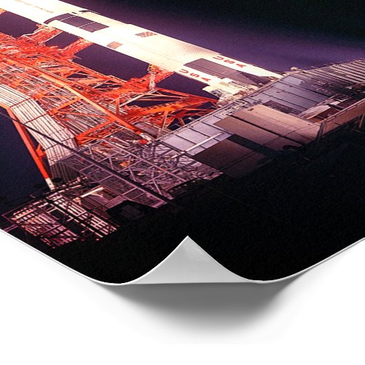 Apollo 11 Saturn V Rakete Poster (Ecke)