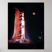 Apollo 11 Saturn V Rakete Poster (Vorne)