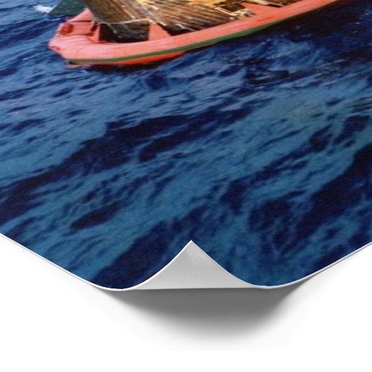 Apollo 11 Splashdown & Erholung Poster (Ecke)