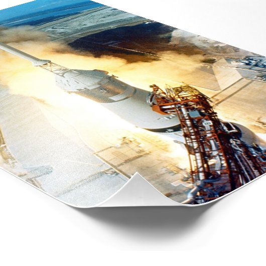Apollo 11 Start Fotodruck (Ecke)