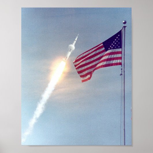 Apollo 11 Start Poster (Vorne)