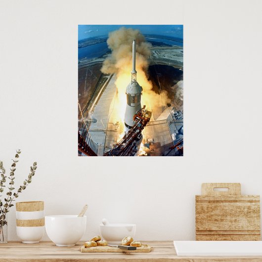 Apollo 11 Start Poster (Küche)