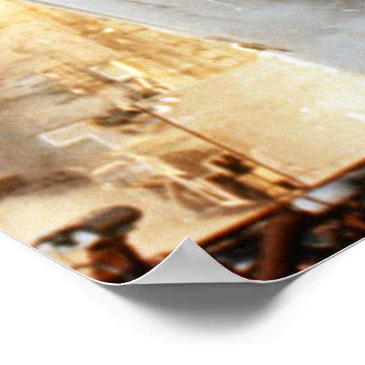 Apollo 11 Start Poster (Ecke)