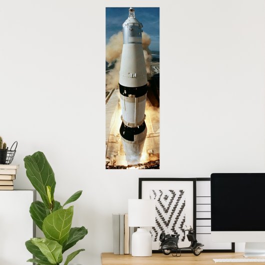 Apollo 11 Start Poster (Heimbüro)