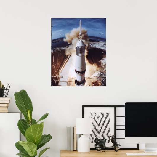 Apollo 11 Start Poster (Heimbüro)