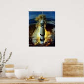 Apollo 11 Start Poster (Küche)