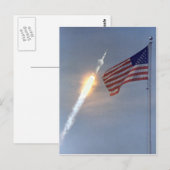 Apollo 11 Startpostkarte Postkarte (Vorne/Hinten)