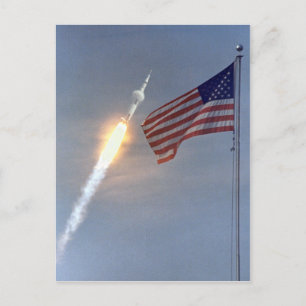 Apollo 11 Startpostkarte Postkarte