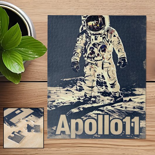 Apollo 11 Vintage Poster Puzzle