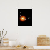 Apollo 12 Ansicht von Solar Eclipse Poster (Küche)