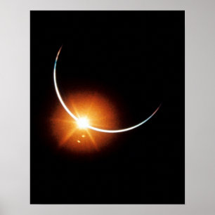 Apollo 12 Ansicht von Solar Eclipse Poster