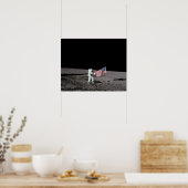 Apollo 12 Astronaut auf dem Mond Poster (Küche)