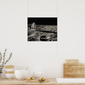 Apollo 12 Astronaut auf dem Mond Poster (Küche)