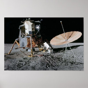 Apollo 12 Lunar Landungsort Poster