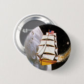 Apollo 12 Mission Patch Logo Button (Vorne & Hinten)