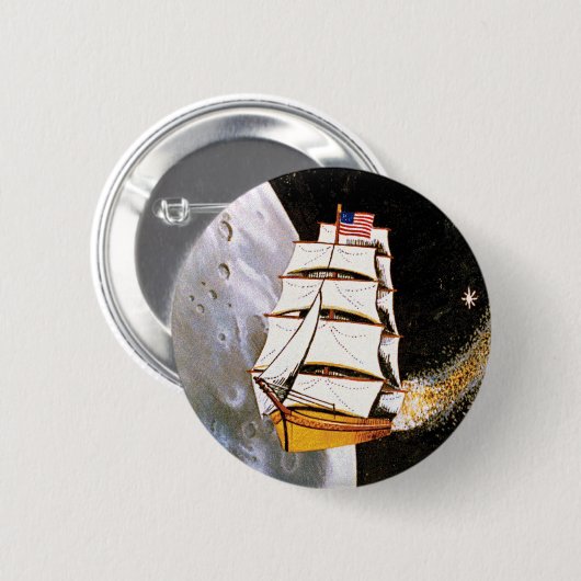 Apollo 12 Mission Patch Logo Button (Vorne & Hinten)