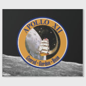 Apollo 12 Mission Patch Logo Geschenkpapier (Flach)