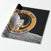 Apollo 12 Mission Patch Logo Geschenkpapier (Ungerollt)