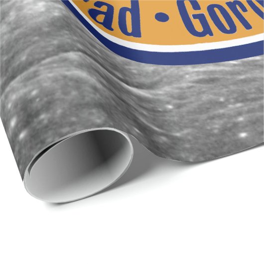 Apollo 12 Mission Patch Logo Geschenkpapier (Rolleneckpunkt)