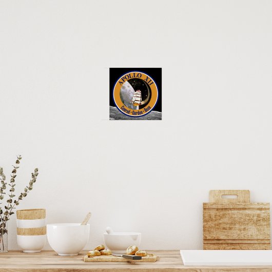 Apollo 12 Mission Patch Logo Poster (Küche)