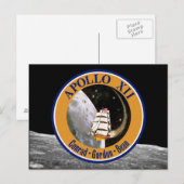 Apollo 12 Mission Patch Logo Postkarte (Vorne/Hinten)