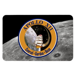 Apollo-12-Missionsabzeichen-Logo Magnet