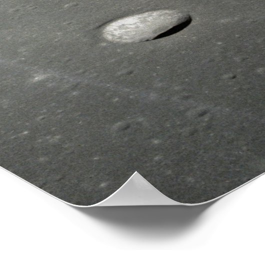 Apollo 12 Mondmodul über dem Mond Poster (Ecke)