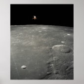 Apollo 12 Mondmodul über dem Mond Poster (Vorne)