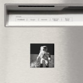 Apollo 12 Moonwalk Magnet (In Situ (Geschirrspüler))
