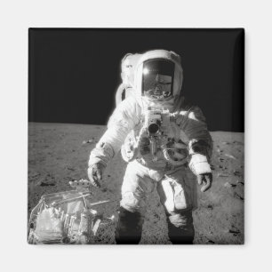 Apollo 12 Moonwalk Magnet