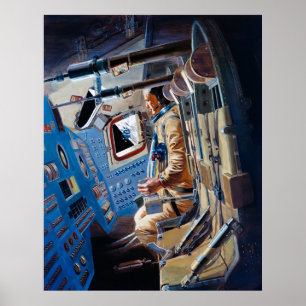 Apollo 12 Rakete Poster