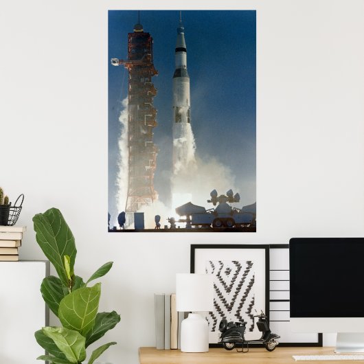 Apollo 12 Start Poster (Heimbüro)