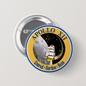 Apollo 12: Zurück zu dem Mond! Button (Vorne & Hinten)