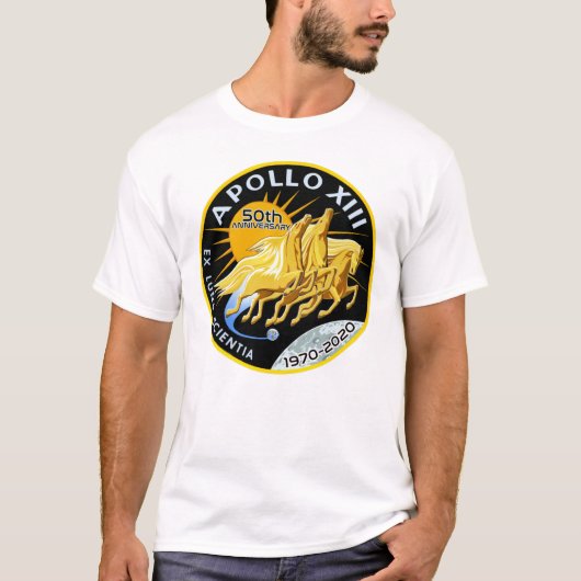 Apollo 13 50 Jahrestag 1970 - 2020 T-Shirt (Vorderseite)