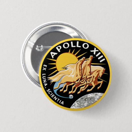 Apollo 13 button (Vorne & Hinten)