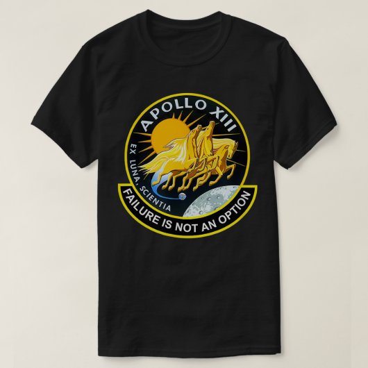 Apollo-13-Fehler ist keine Option für die NASA T-Shirt (Design vorne)