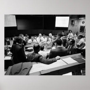 Apollo 13 Mission Operations Kontrolle Room Poster