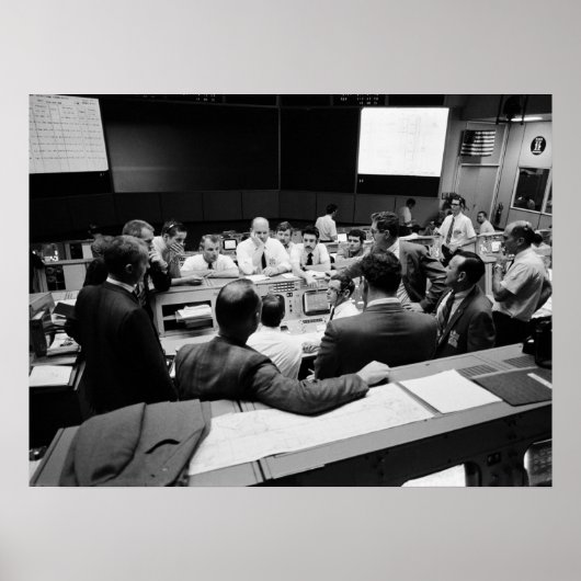 Apollo 13 Mission Operations Kontrolle Room Poster (Vorne)