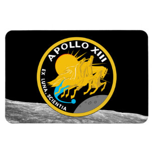 Apollo 13 NASA-Missionsabzeichen-Logo Magnet