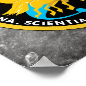 Apollo 13 Patch-Logo der NASA-Mission Poster (Ecke)