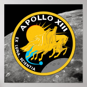 Apollo 13 Patch-Logo der NASA-Mission Poster